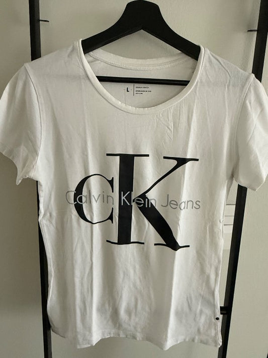 CALVIN KLEIN  Jeans White  T-shirt
