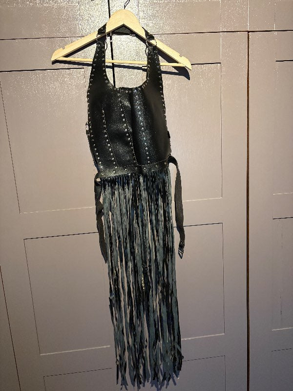 Leather half-dress