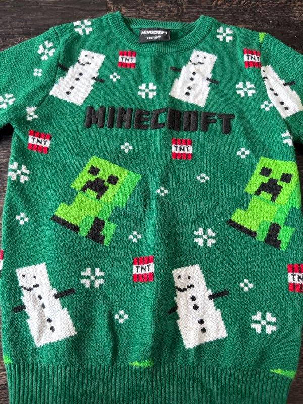 Minecraft jólapeysa