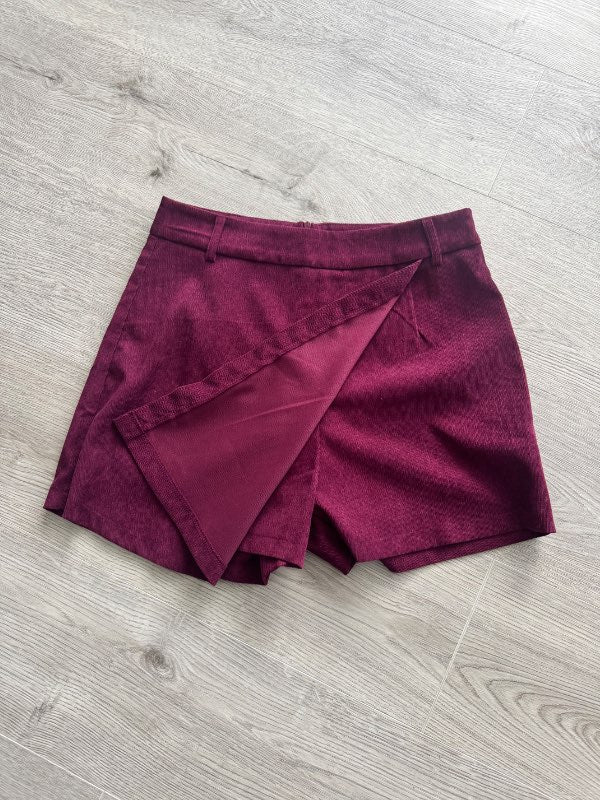 Burgundy shorts