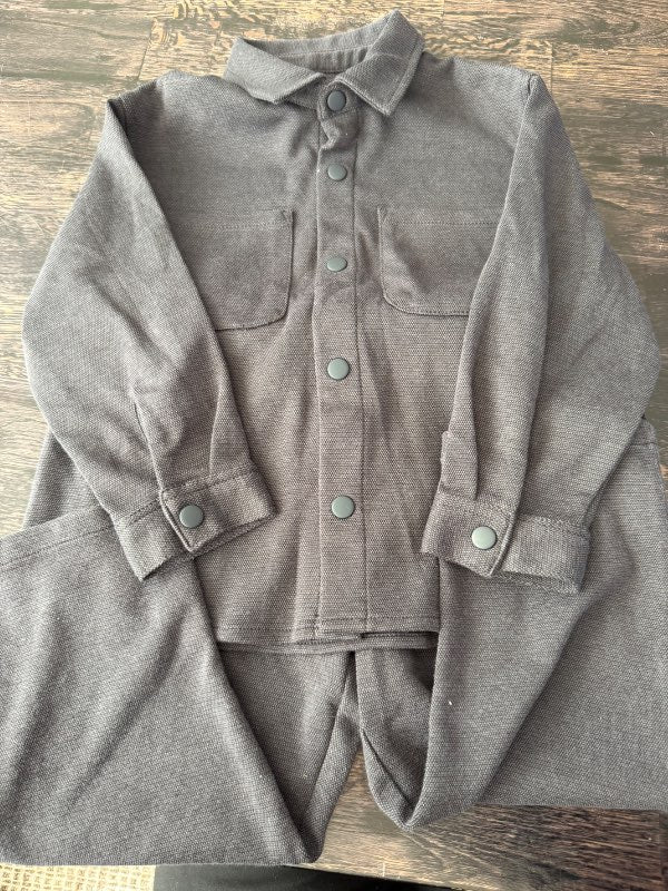 Zara skyrtabuxur sett blátt