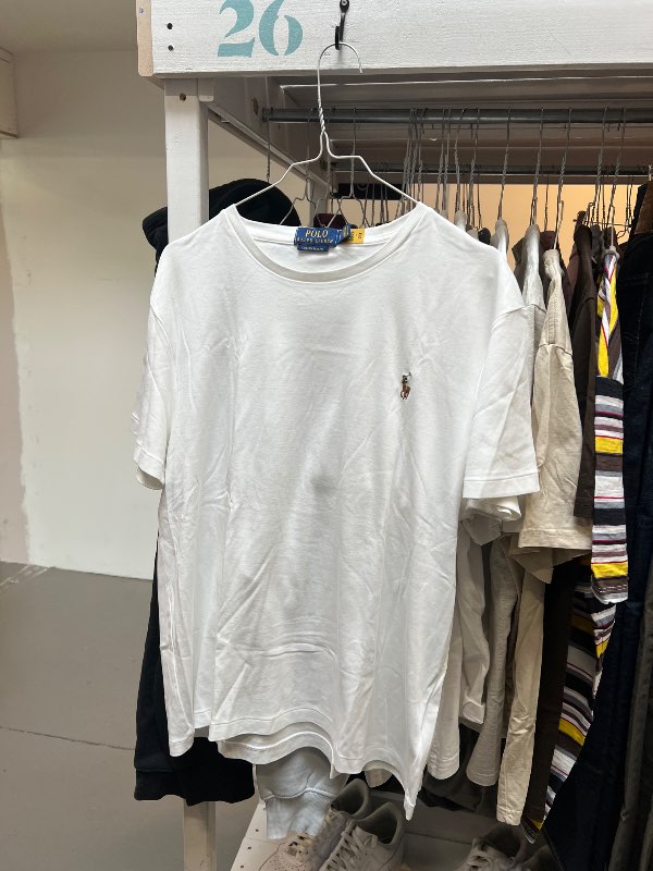 Ralph Lauren Stuttermabolur - Hvítur