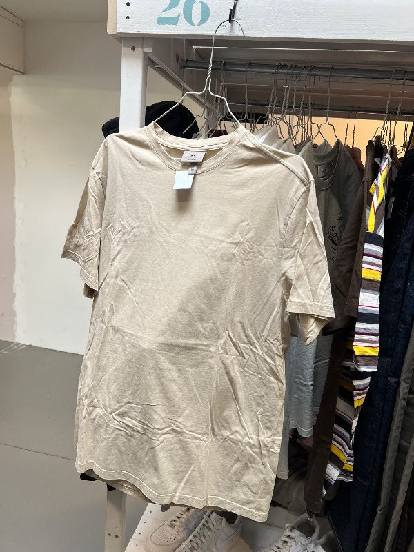 H&M Stuttermabolur - Beige