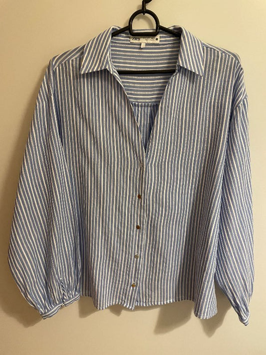 Blússa röndótt Zara