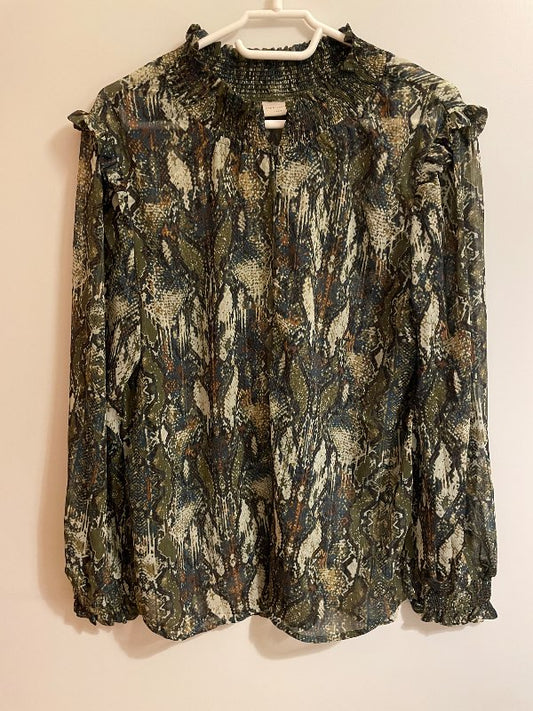 Blússa græn Free/Quent