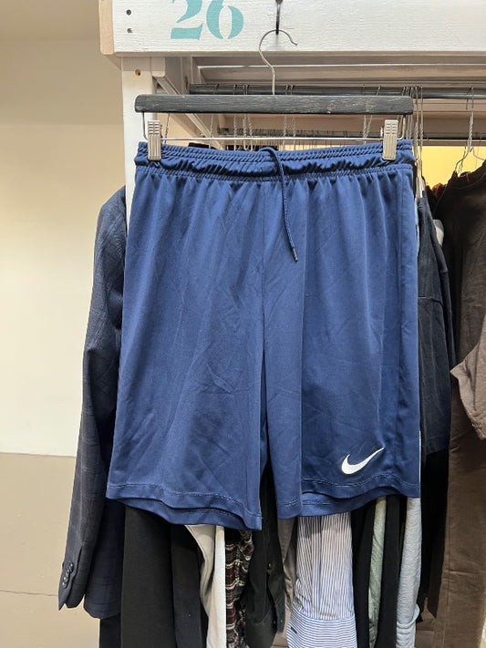 Nike Stuttbuxur - Bláar
