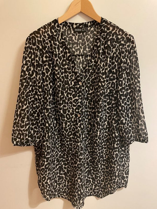 Blússa mynstruð Janina