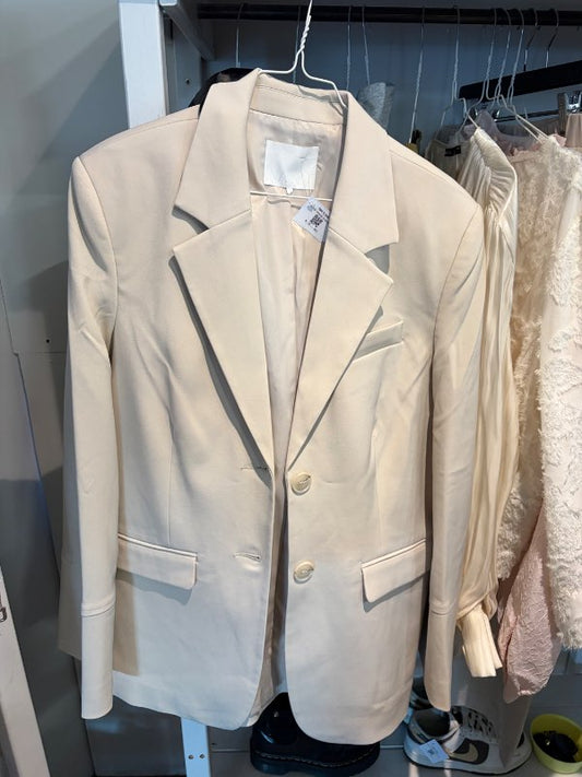 NA-KD blazer kremaður oversized