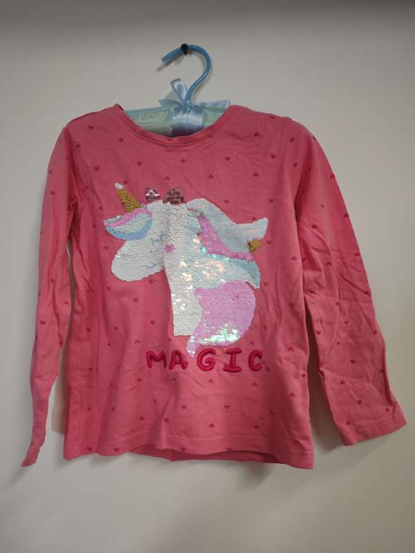 Langermabolur unicorn bleikur