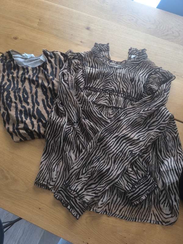 Hlébarðaskyrta St 38