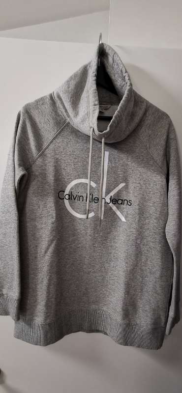 CALVIN KLEIN GRAY BLOUSE