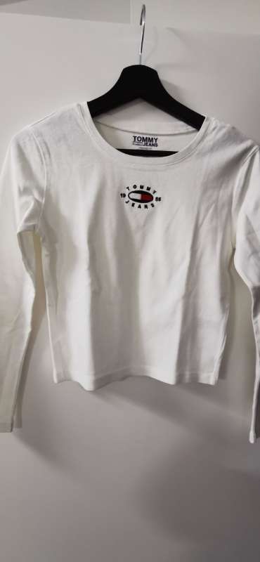 TOMMY JEANS WHITE BLOUSE