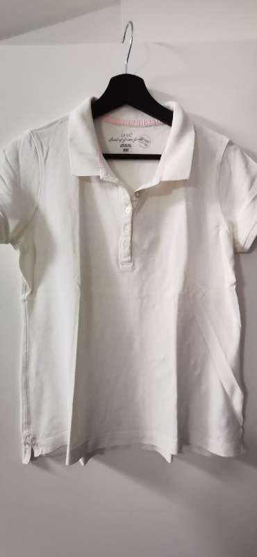 H&M white polo shirt