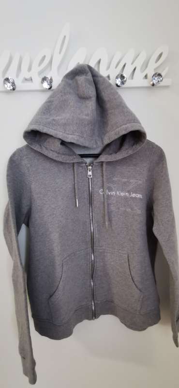 CALVIN KLEIN JEANS GRAY HOODIE