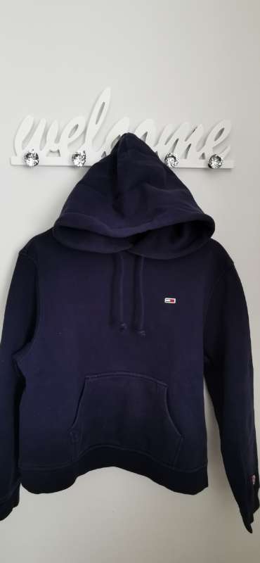 TOMMY JEANS NAVY BLUE HOODIE