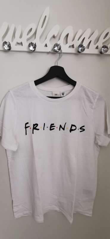 H&M  FRIENDS T-SHIRT WHITE