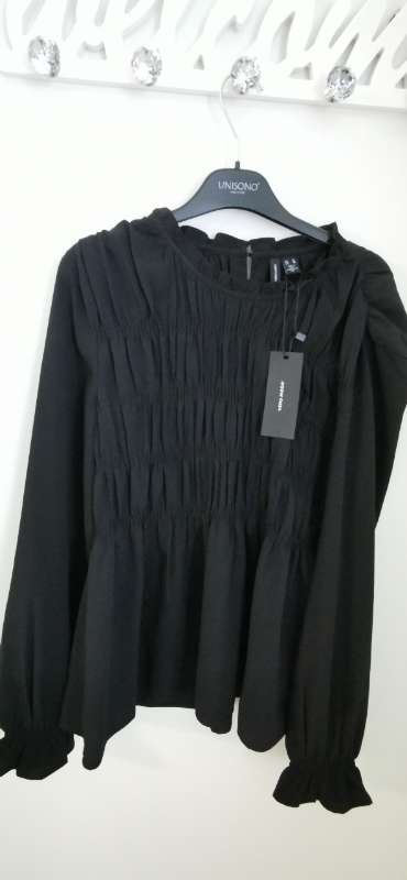 VERO MODA BLACK WOMEN'S BLOUSE