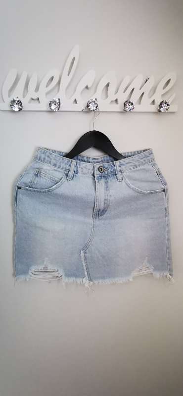 DENIM MINI SKIRT