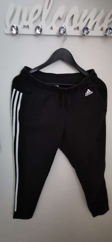 ADIDAS BLACK SWEATPANTS
