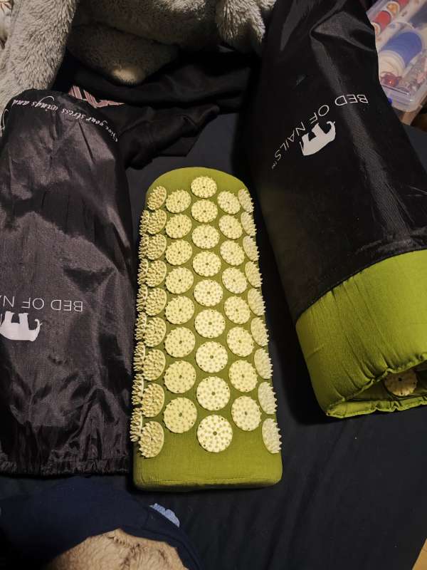 Nálapúði og dýna græn