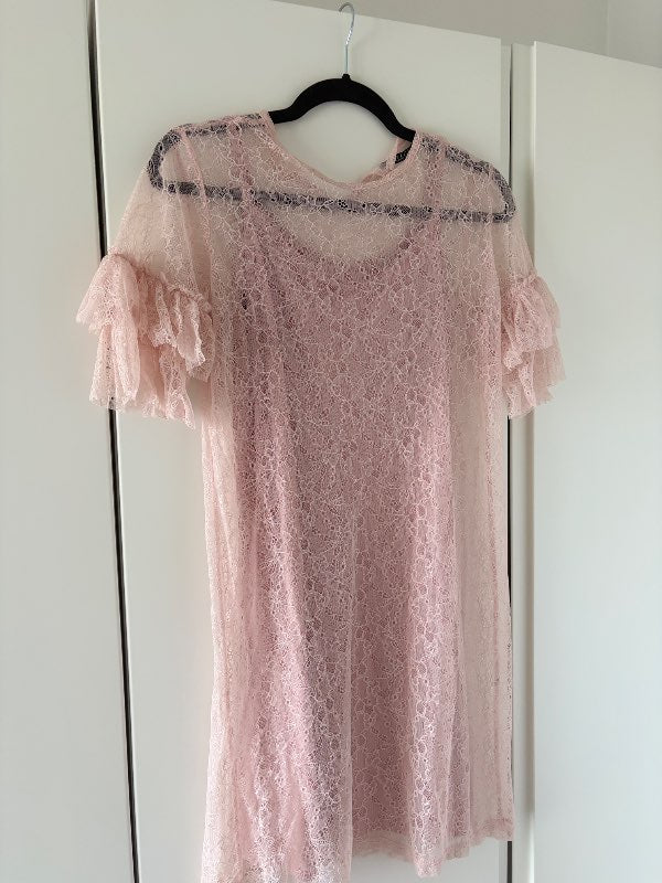 light pink dress