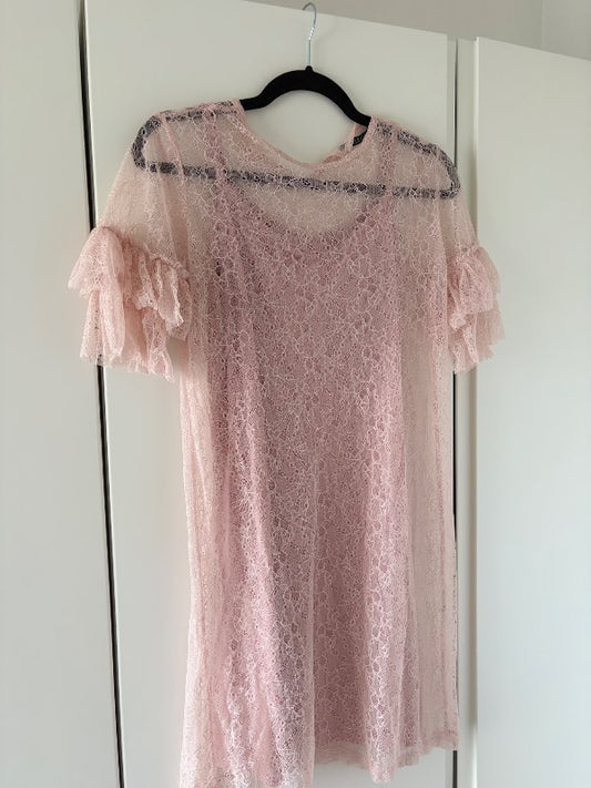 light pink dress