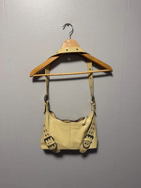 Taska gul/ljós handmade á BALI
