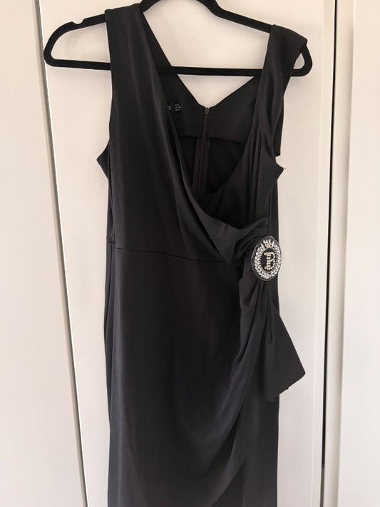 Blac silver dress