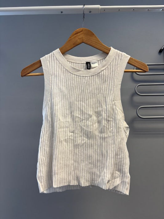 H&M hvítur toppur