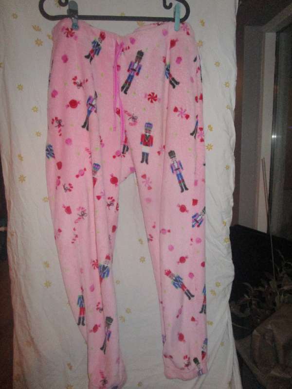 Jólaflísnáttbuxur