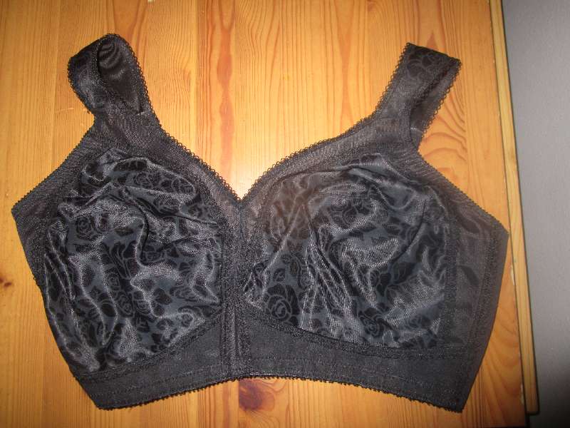 Svartur brjósthaldari án spangar