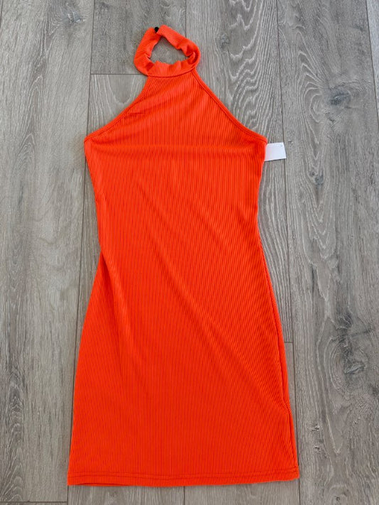 Kjóll ermalaus orange