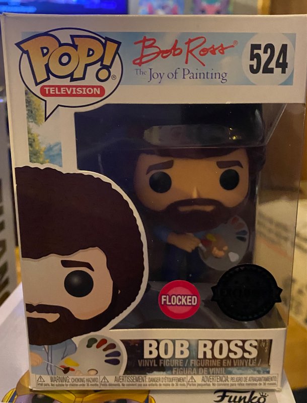 Bob Ross pop figure