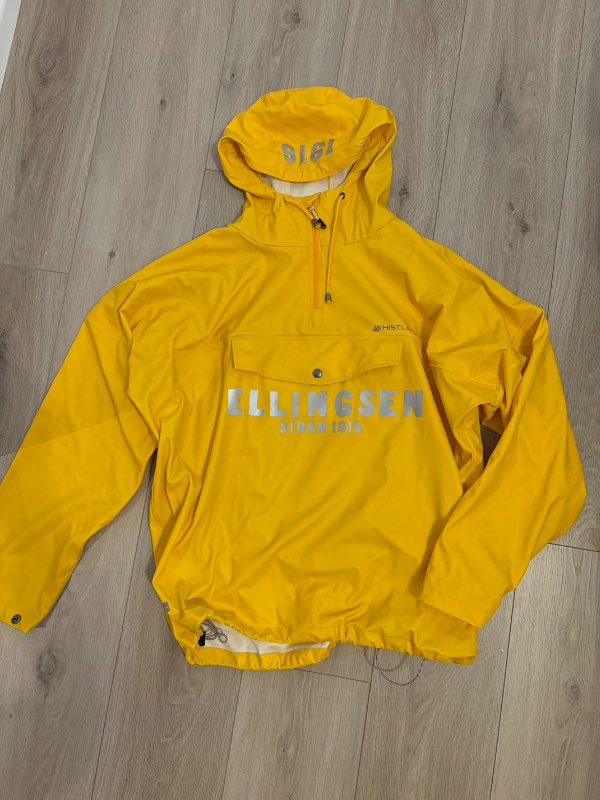Ellingsen gulur regnjakki