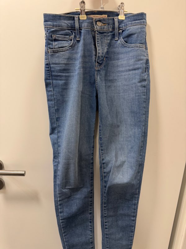 Levis bláar 720 skinny gallabuxur
