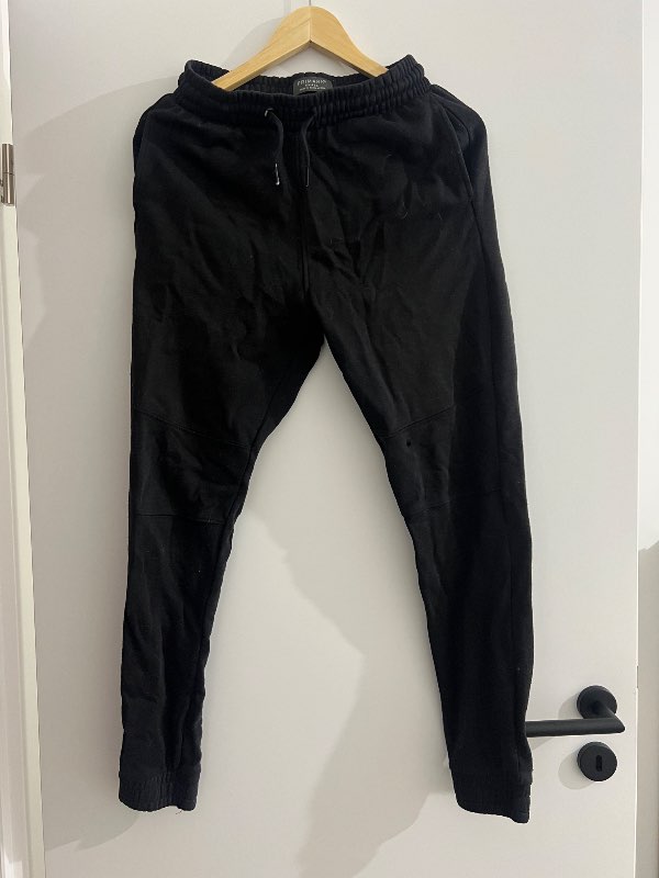 Jogging buxur svartar