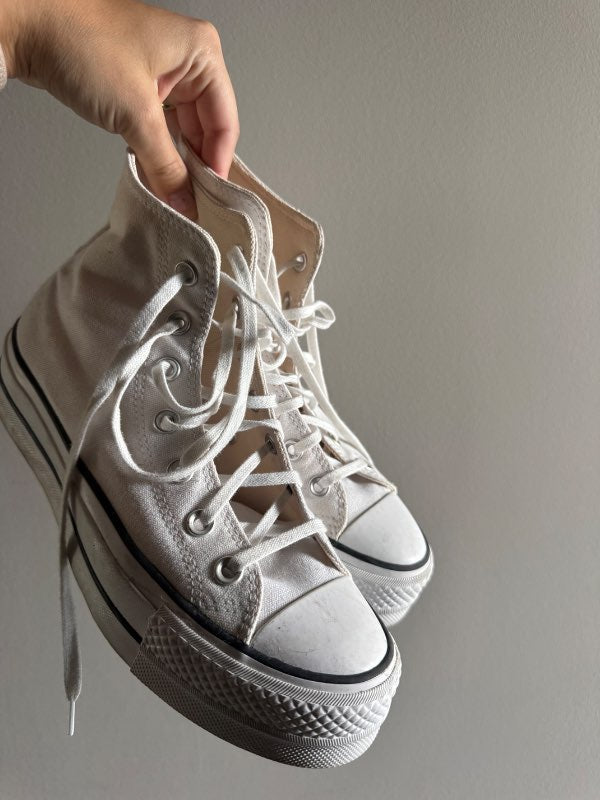 Converse skór hvítir