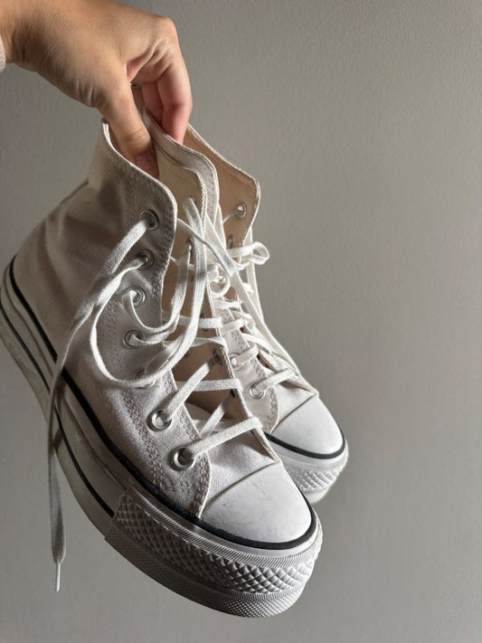 Converse skór hvítir