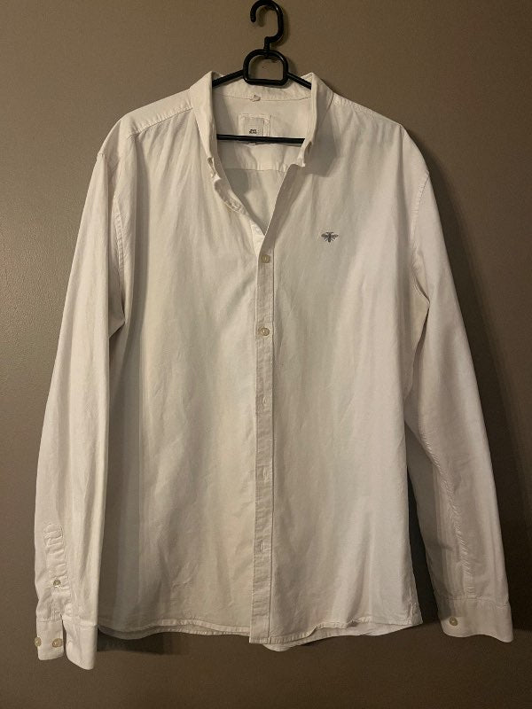 T River Island hvít skyrta