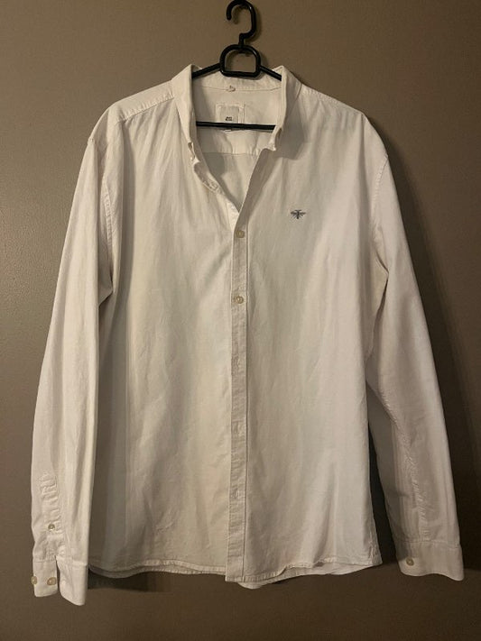 T River Island hvít skyrta