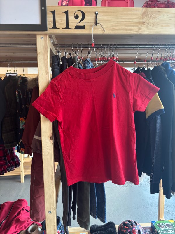 Polo RL rauður bolur