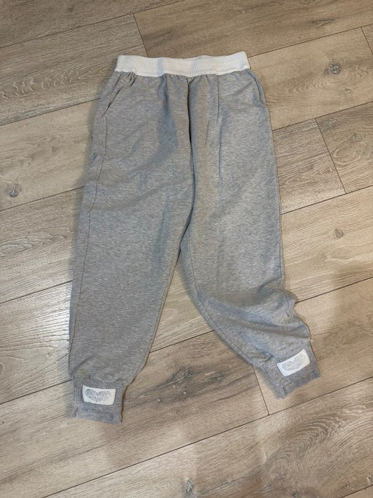 Gráar jogging hjarta buxur