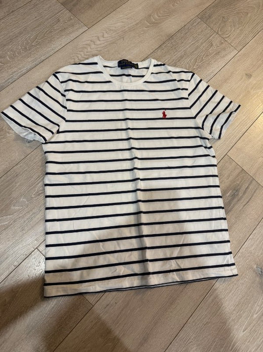 Röndóttur polo bolur