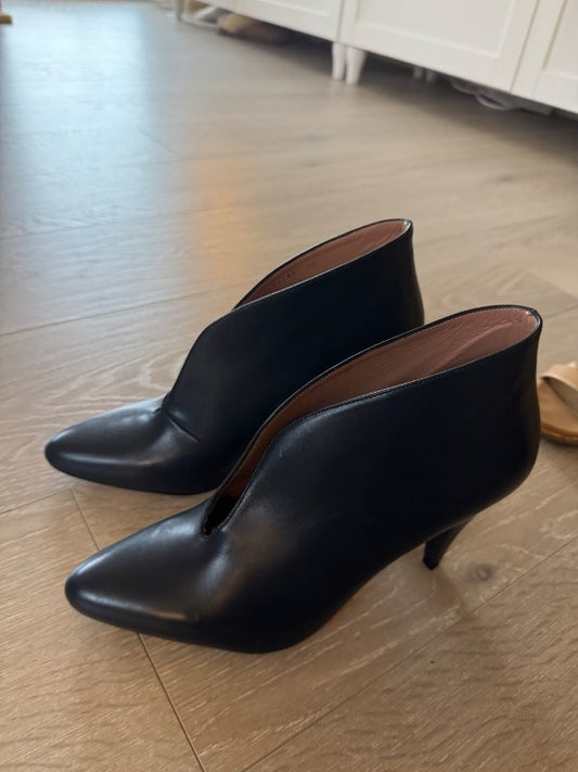 Dökkbláir Boss ökklaskór