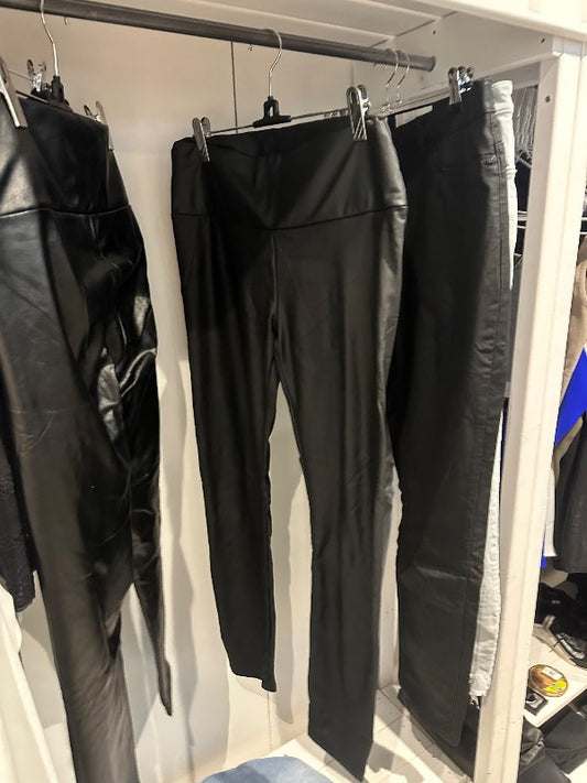 Pleður leggings