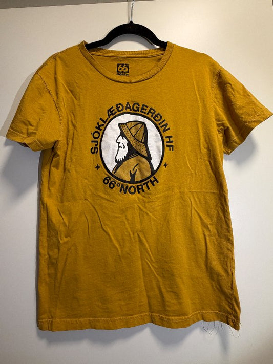 66 north Mustard tshirt
