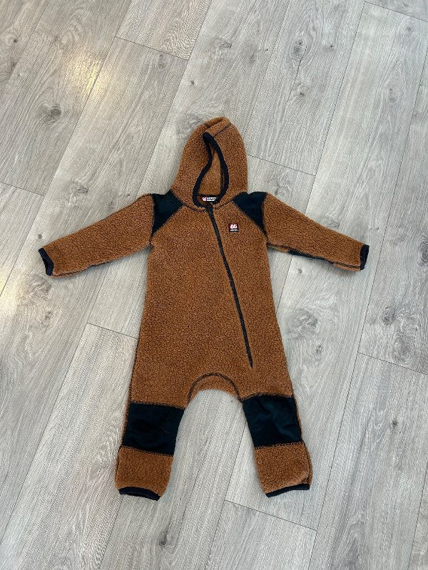 Náttfari flísgalli brúnn