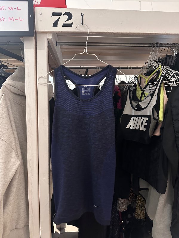 Nike Seamless tank dökkblár