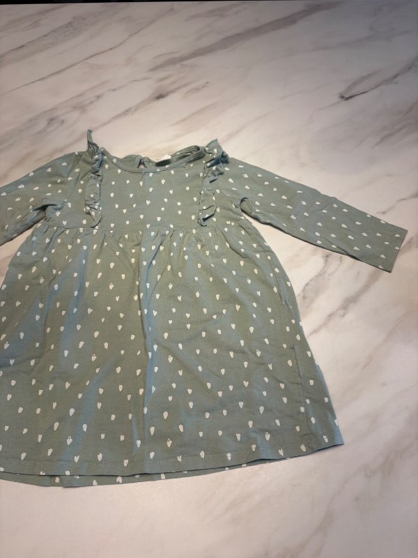 H&M grænn kjóll