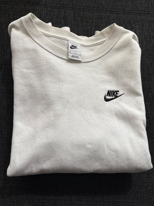 Nike hvít peysa